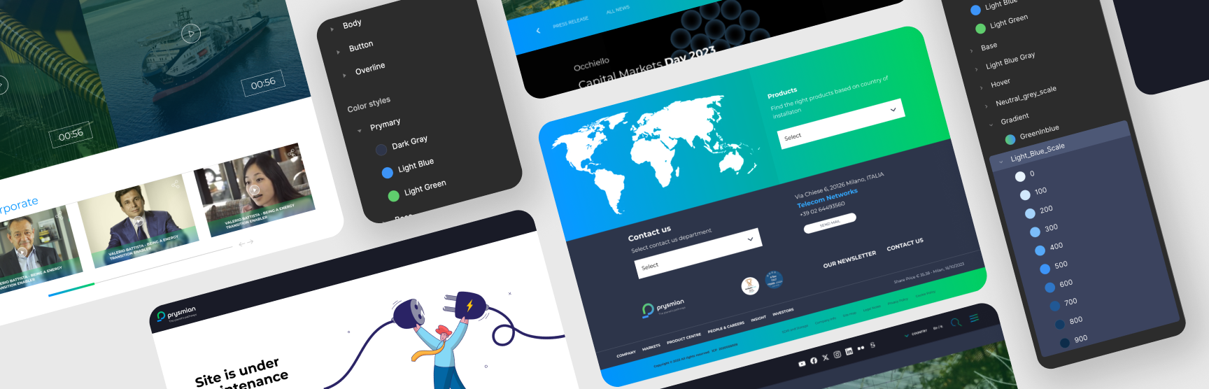 Prysmian group website redesign