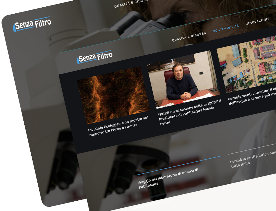 Senza Filtro: new corporate blog